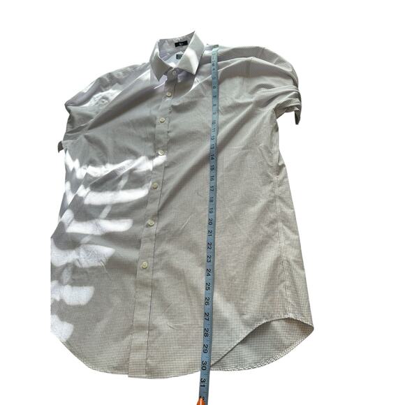 J.Crew Men's Blue Plaid Slim Fit Flex Wrinkle Free Button Down Shirt Size Large - Picture 11 of 11